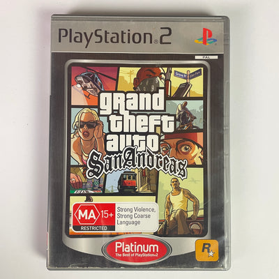 Grand Theft Auto: San Andreas - Platinum (PS2)