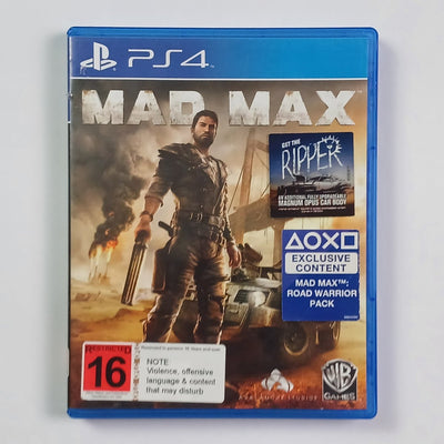 Cash for Games Mad Max (PS4) PS1 PS2 PS3 PS4 NZ AU