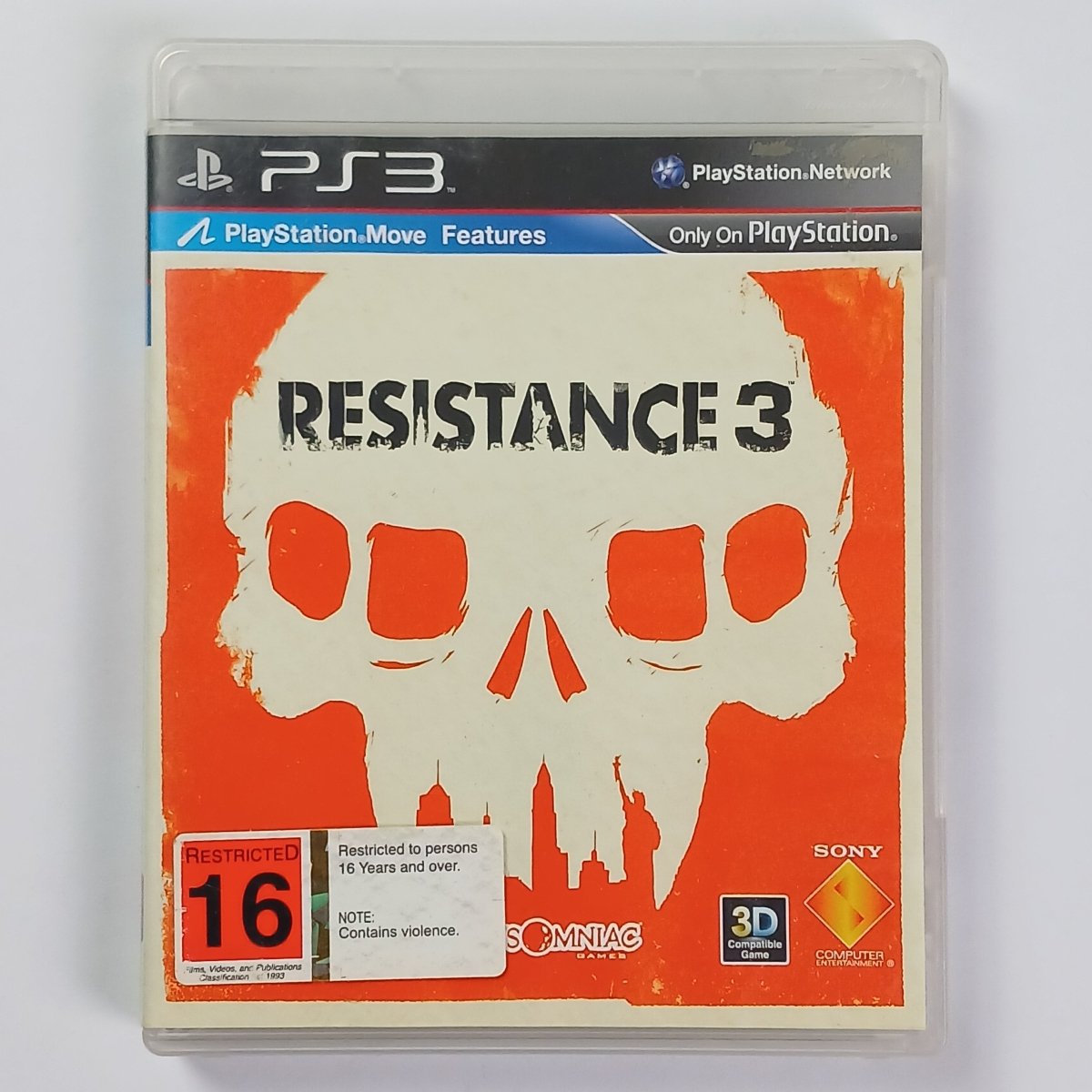 Resistance 3 PS3 Cash for Games