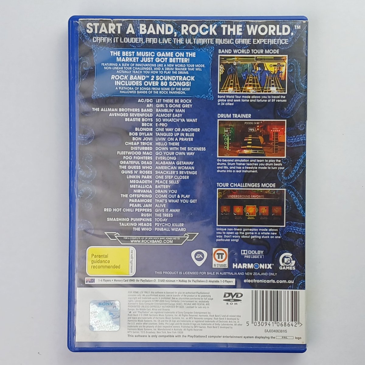 Cash for Games Rock Band 2 (PS2) PS1 PS2 PS3 PS4 NZ AU