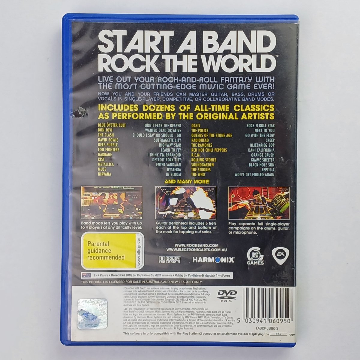 Cash for Games Rock Band (PS2) PS1 PS2 PS3 PS4 NZ AU