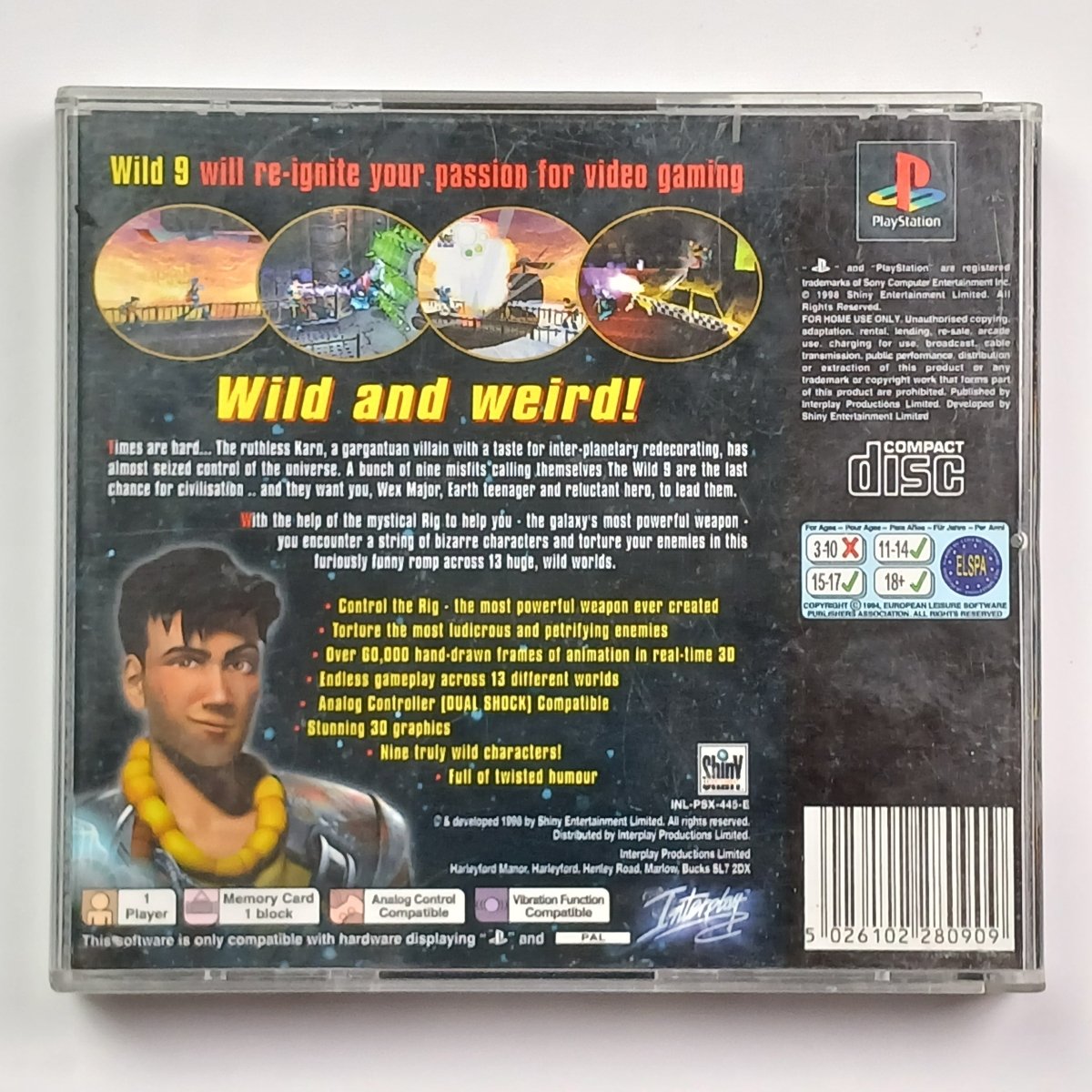 Cash for Games Wild 9 - PAL (PS1) PS1 PS2 PS3 PS4 NZ AU