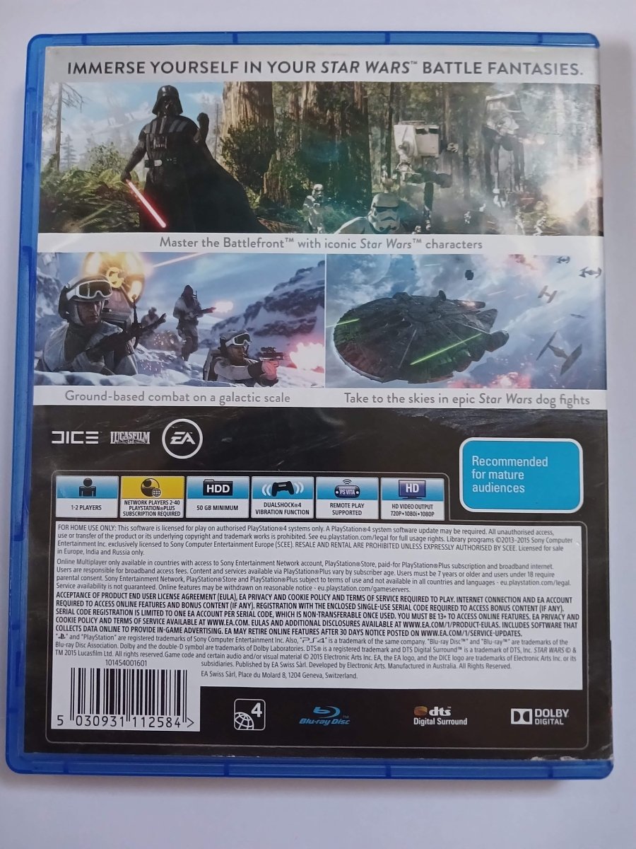 Cash for Games PS4 Star Wars: Battlefront