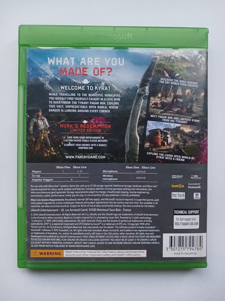 Cash for Games Xbox One Far Cry 4