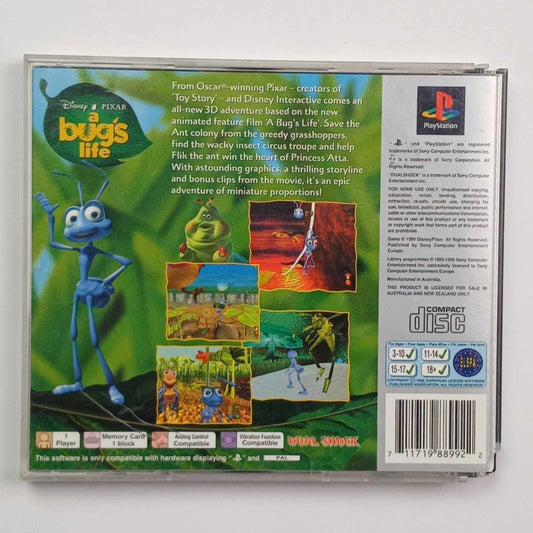 Cash for Games A Bug's Life - PAL (PS1) PS1 PS2 PS3 PS4 NZ AU