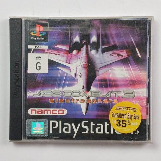 Cash for Games Ace Combat 3: Electrosphere (PS1) PS1 PS2 PS3 PS4 NZ AU