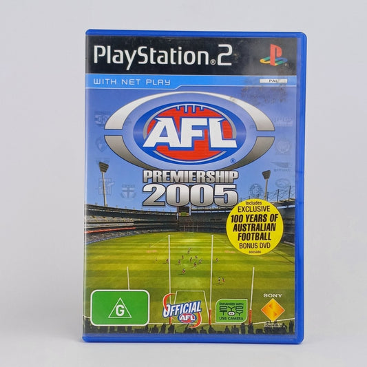 Cash for Games AFL Premiership 2005 - PAL (PS2) PS1 PS2 PS3 PS4 NZ AU