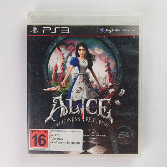 Cash for Games Alice: Madness Returns (PS3) PS1 PS2 PS3 PS4 NZ AU