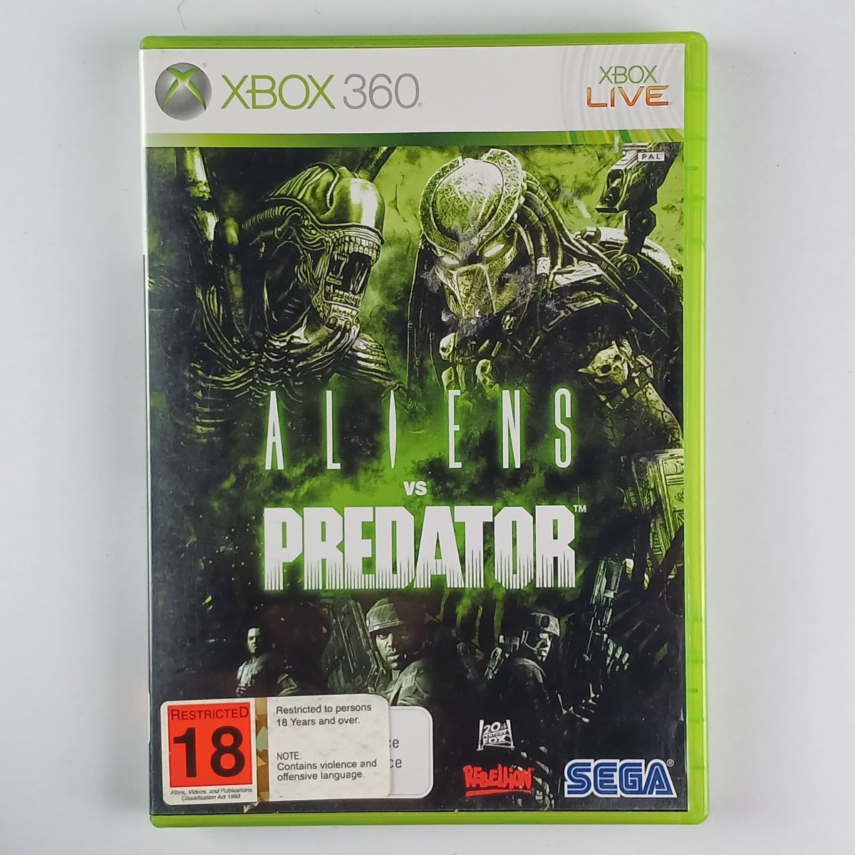 Cash for Games Aliens vs Predator (Xbox 360) PS1 PS2 PS3 PS4 NZ AU