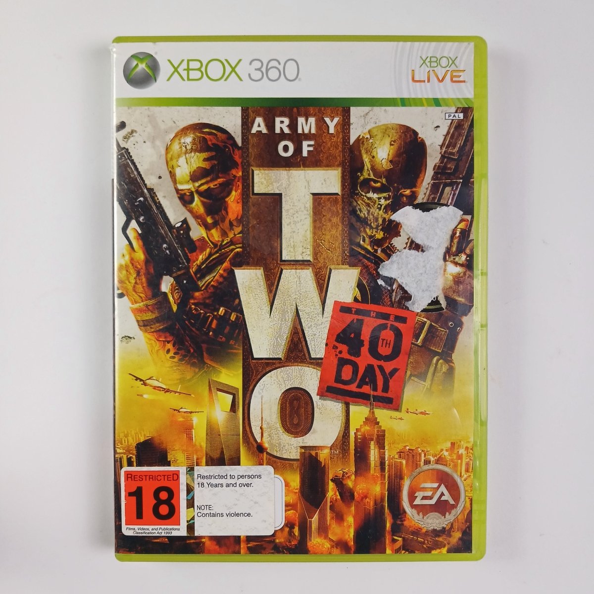 Cash for Games Army of Two: The 40th Day (Xbox 360) PS1 PS2 PS3 PS4 NZ AU