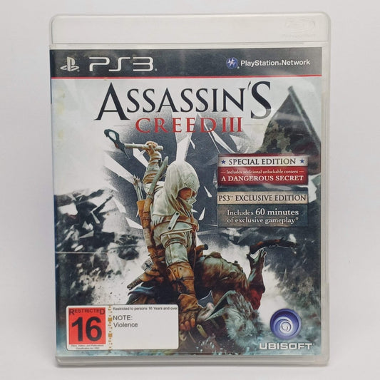 Cash for Games Assassin's Creed III (PS3) PS1 PS2 PS3 PS4 NZ AU