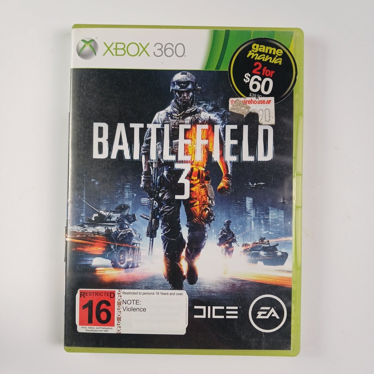 Cash for Games Battlefield 3 (Xbox 360) PS1 PS2 PS3 PS4 NZ AU