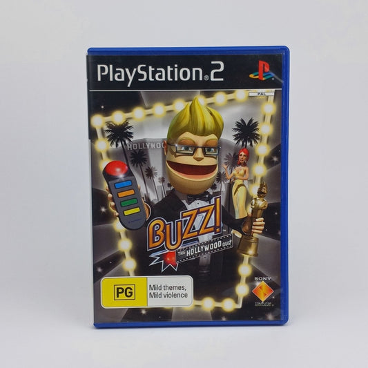 Cash for Games Buzz!: The Hollywood Quiz - PAL (PS2) PS1 PS2 PS3 PS4 NZ AU