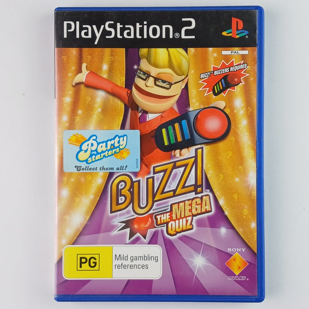 Cash for Games Buzz! The Mega Quiz (PS2) PS1 PS2 PS3 PS4 NZ AU