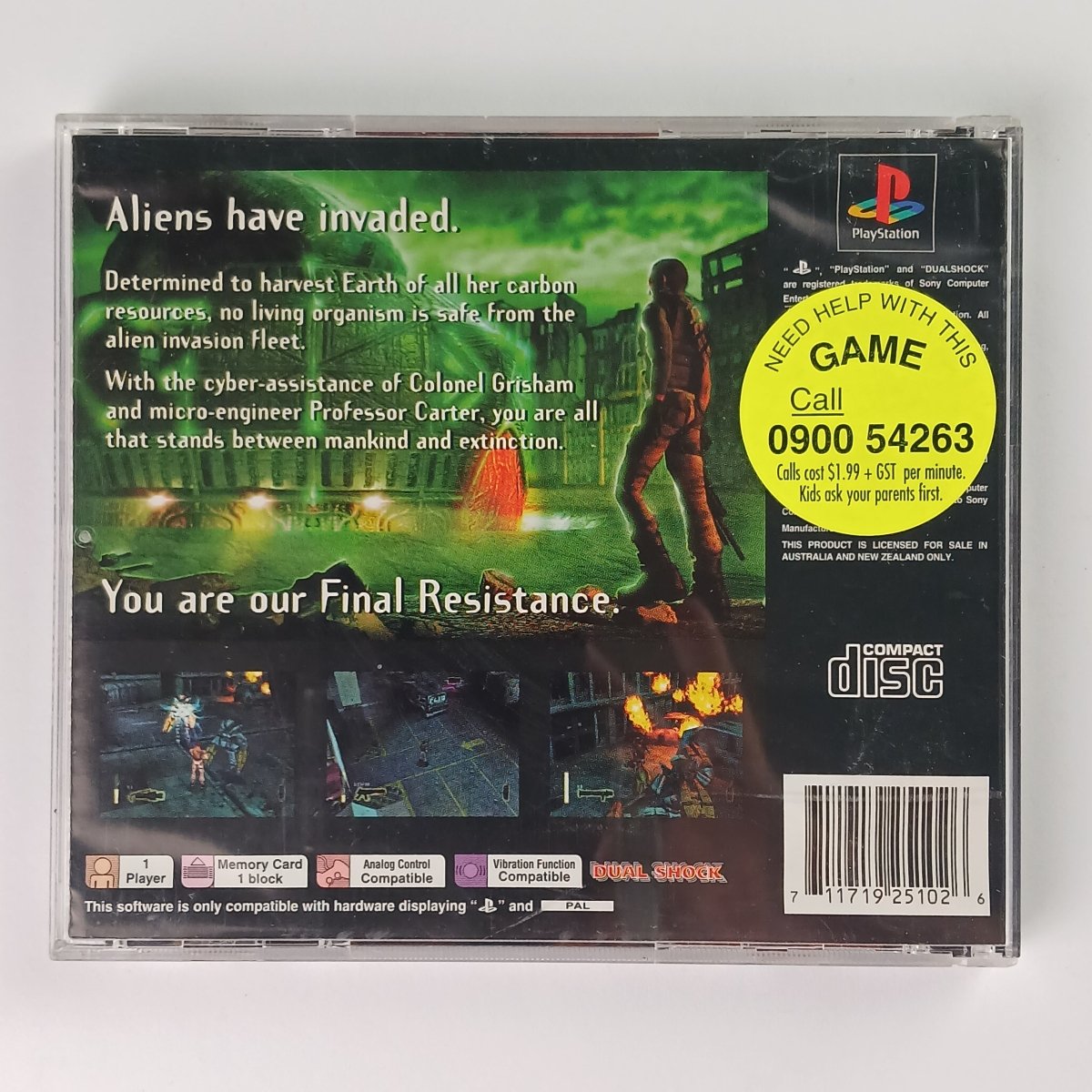 Cash for Games C - 12: Final Resistance (PS1) PS1 PS2 PS3 PS4 NZ AU