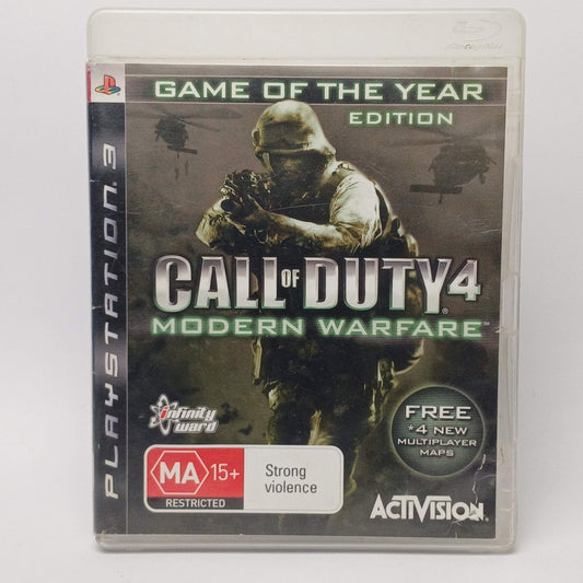 Cash for Games Call of Duty 4: Modern Warfare (PS3) PS1 PS2 PS3 PS4 NZ AU