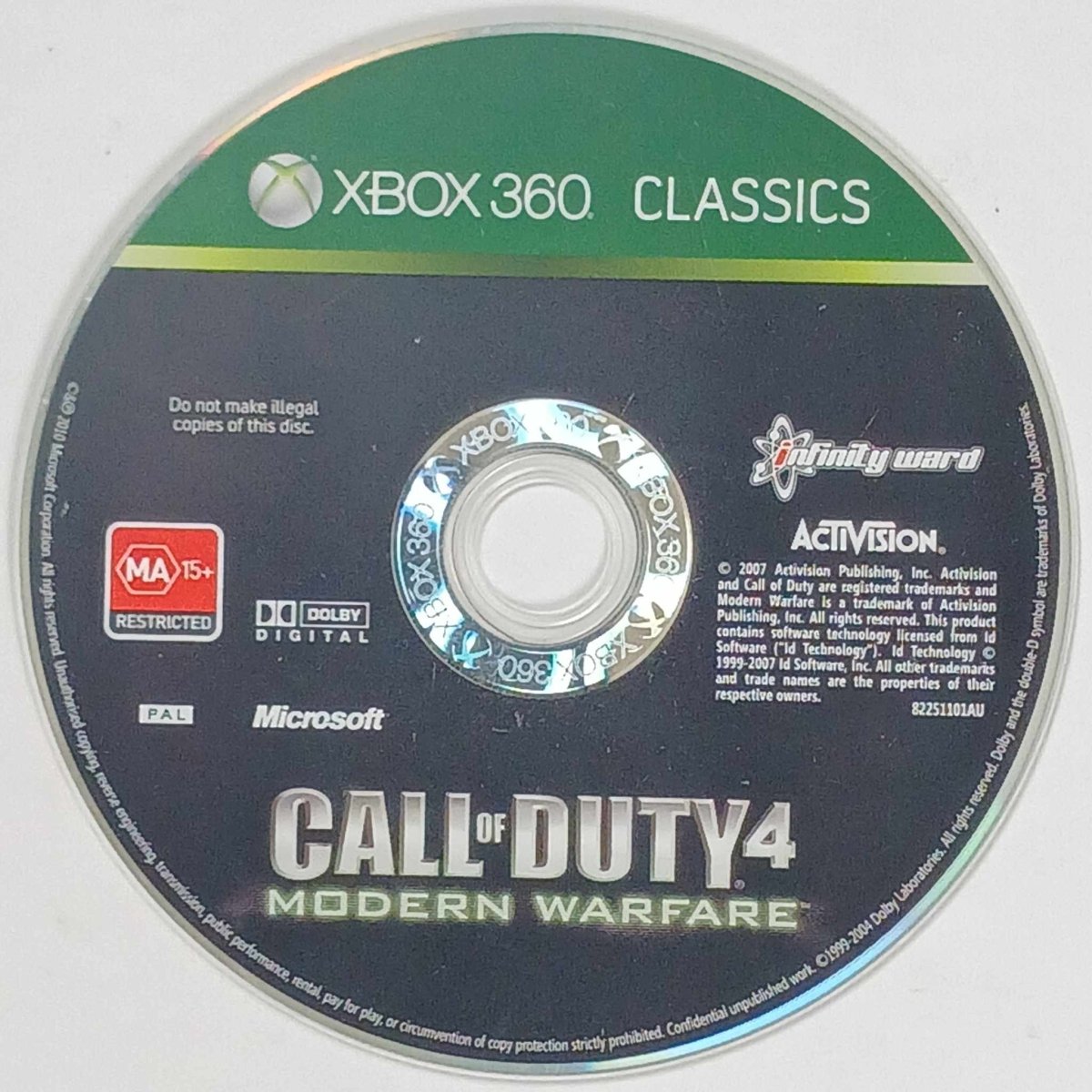 Cash for Games Call of Duty 4: Modern Warfare (Xbox 360) PS1 PS2 PS3 PS4 NZ AU