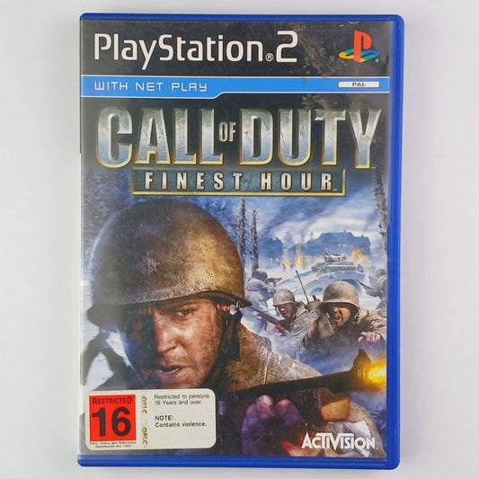 Cash for Games Call of Duty: Finest Hour (PS2) PS1 PS2 PS3 PS4 NZ AU