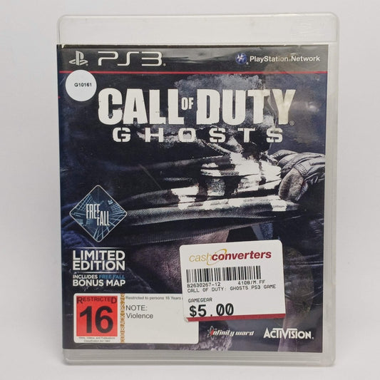 Cash for Games Call of Duty: Ghosts (PS3) PS1 PS2 PS3 PS4 NZ AU