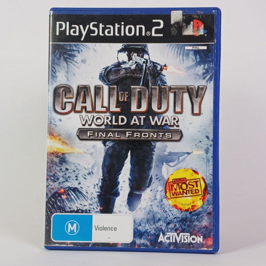 Cash for Games Call of Duty: World at War – Final Fronts (PS2) PS1 PS2 PS3 PS4 NZ AU