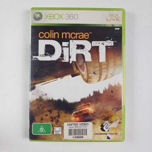 Cash for Games Colin MCrae: Dirt (Xbox 360) PS1 PS2 PS3 PS4 NZ AU