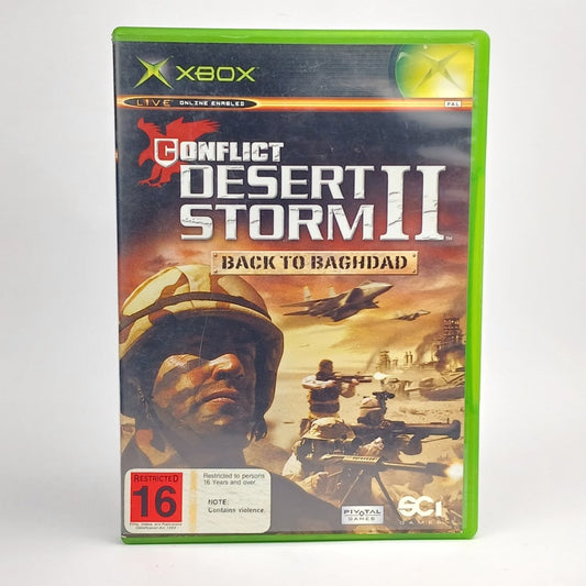 Cash for Games Conflict: Dessert Storm II (Xbox) PS1 PS2 PS3 PS4 NZ AU