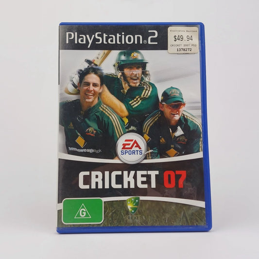 Cash for Games EA Sports: Cricket 2007 (PS2) PS1 PS2 PS3 PS4 NZ AU