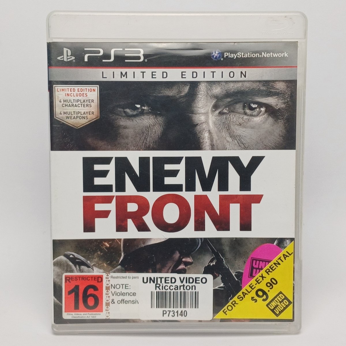 Cash for Games Enemy Front (PS3) PS1 PS2 PS3 PS4 NZ AU