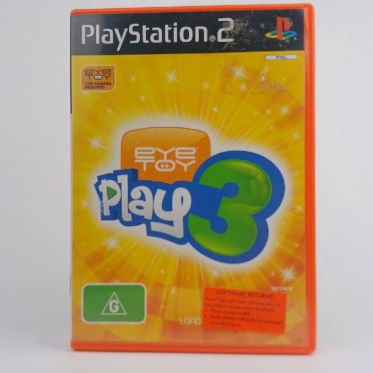 Cash for Games EyeToy: Play 3 - PAL (PS2) PS1 PS2 PS3 PS4 NZ AU