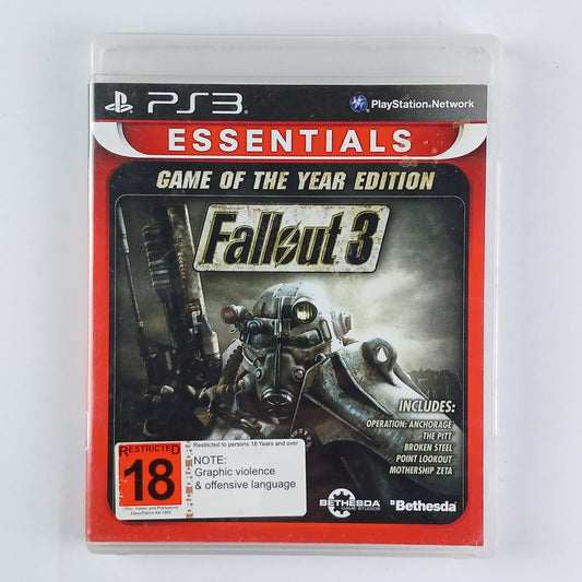 Cash for Games Fallout 3: Game of the Year Edition (PS3) PS1 PS2 PS3 PS4 NZ AU