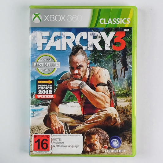 Cash for Games Far Cry 3 (Xbox 360) PS1 PS2 PS3 PS4 NZ AU