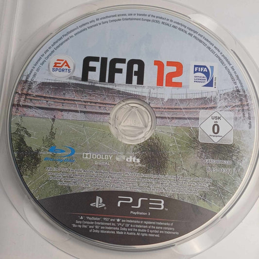 Cash for Games FIFA 12 (PS3) PS1 PS2 PS3 PS4 NZ AU