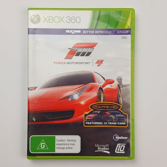 Cash for Games Forza Motorsport 4 (Xbox 360) PS1 PS2 PS3 PS4 NZ AU