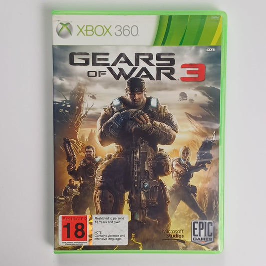 Cash for Games Gears of War 3 (Xbox 360) PS1 PS2 PS3 PS4 NZ AU