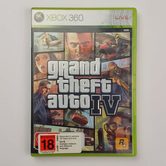 Cash for Games Grand Theft Auto IV (Xbox 360) PS1 PS2 PS3 PS4 NZ AU