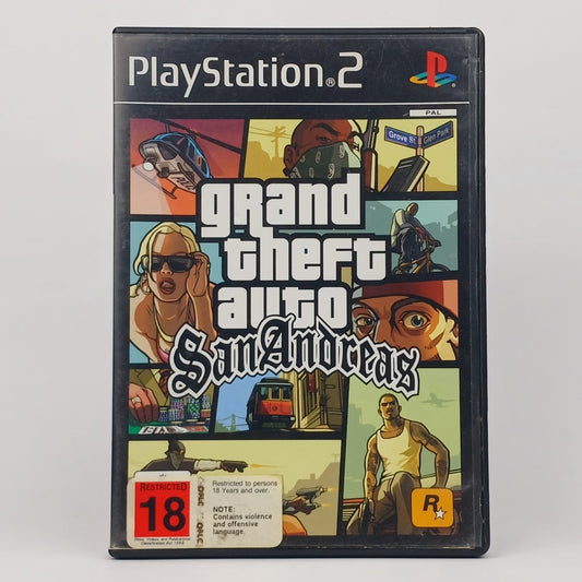 Cash for Games Grand Theft Auto: San Andreas (PS2) PS1 PS2 PS3 PS4 NZ AU