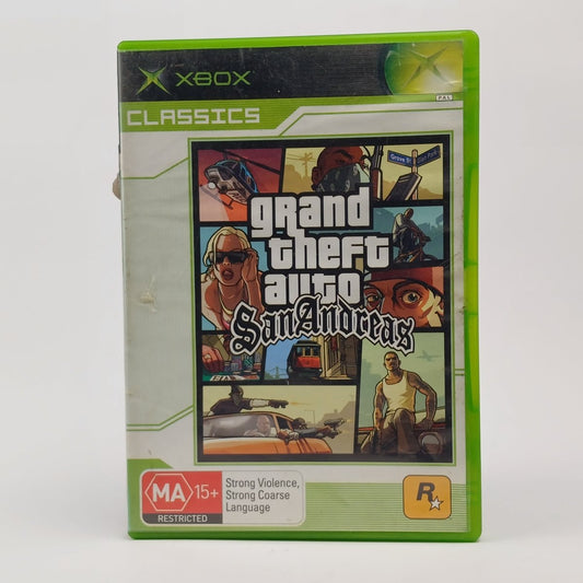 Cash for Games Grand Theft Auto: San Andreas (Xbox) PS1 PS2 PS3 PS4 NZ AU