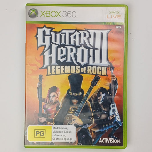 Cash for Games Guitar Hero III: Legends of Rock (Xbox 360) PS1 PS2 PS3 PS4 NZ AU