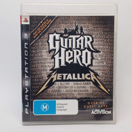 Cash for Games Guitar Hero Metallica (PS3) PS1 PS2 PS3 PS4 NZ AU