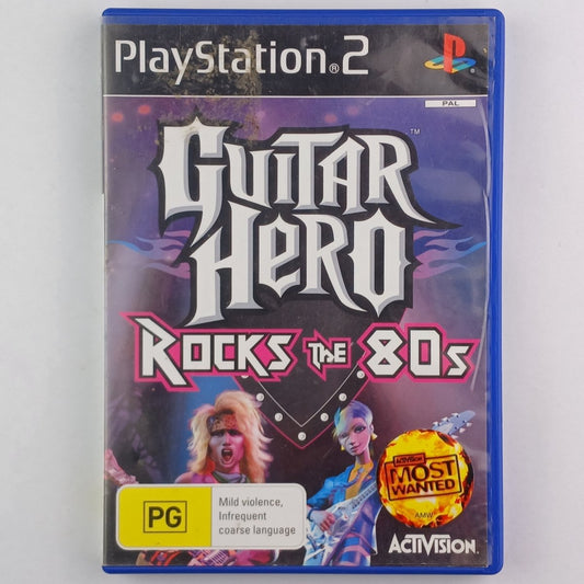 Cash for Games Guitar Hero: Rocks the 80s - PAL (PS2) PS1 PS2 PS3 PS4 NZ AU