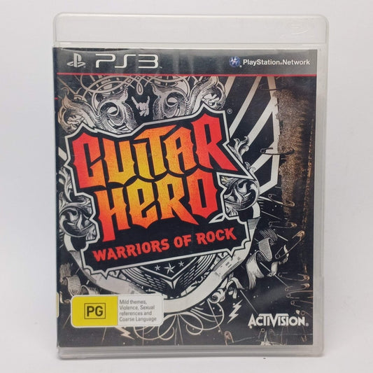 Cash for Games Guitar Hero: Warriors of Rock (PS3) PS1 PS2 PS3 PS4 NZ AU