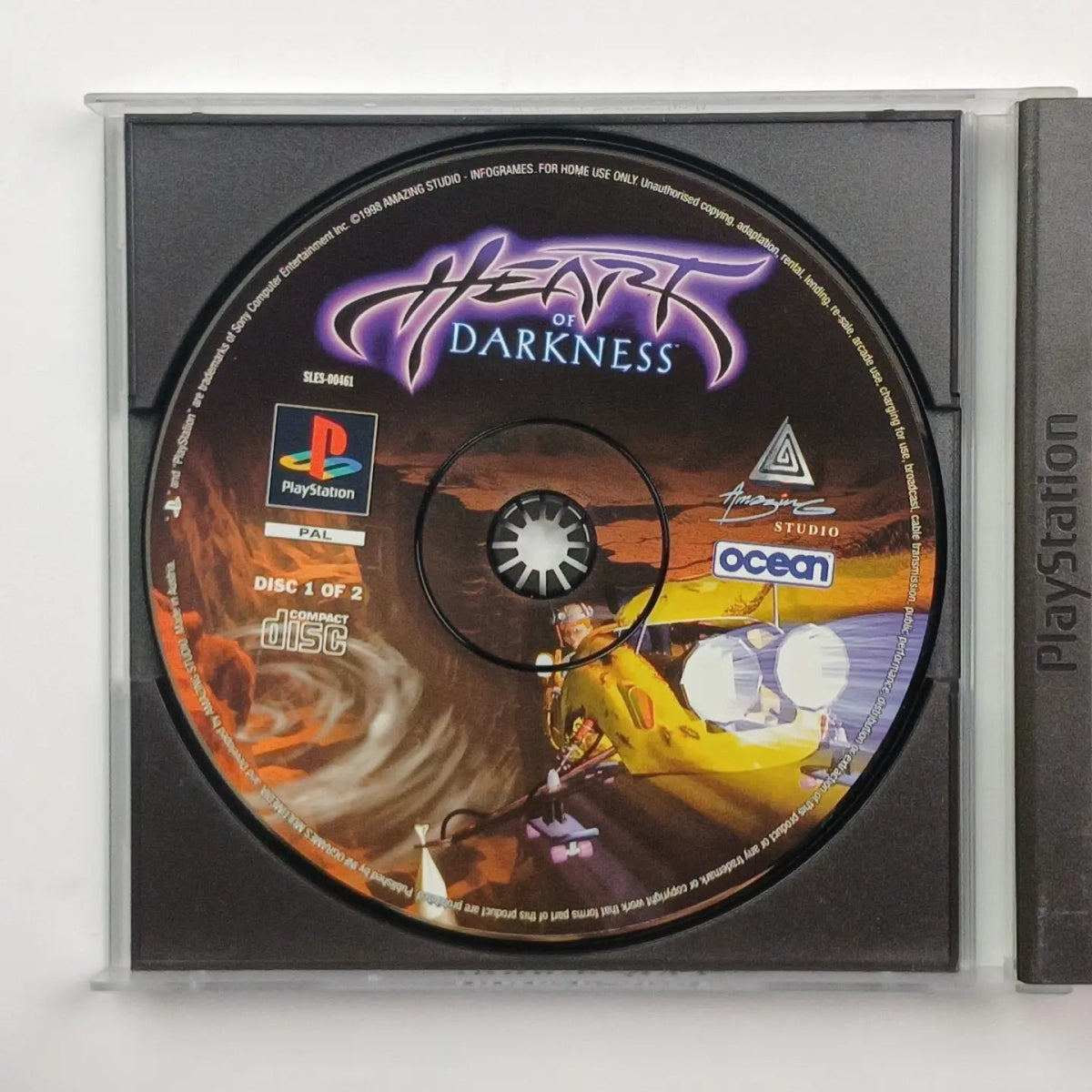 Cash for Games Heart Of Darkness - PAL (PS1) + 3D Glasses PS1 PS2 PS3 PS4 NZ AU