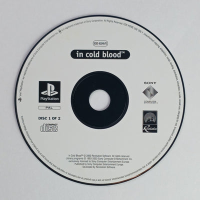 Cash for Games In Cold Blood (PS1) PS1 PS2 PS3 PS4 NZ AU