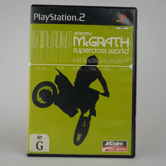 Cash for Games Jeremy McGrath Supercross World - PAL (PS2) PS1 PS2 PS3 PS4 NZ AU