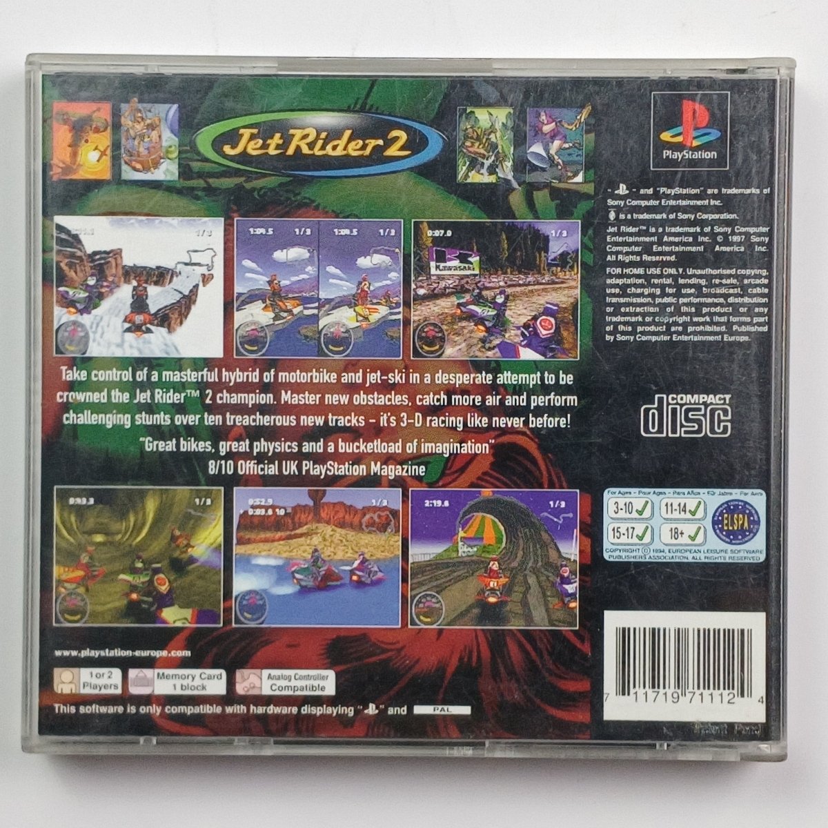 Cash for Games Jet Rider 2 - PAL (PS1) PS1 PS2 PS3 PS4 NZ AU