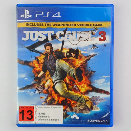 Cash for Games Just Cause 3 (PS4) PS1 PS2 PS3 PS4 NZ AU