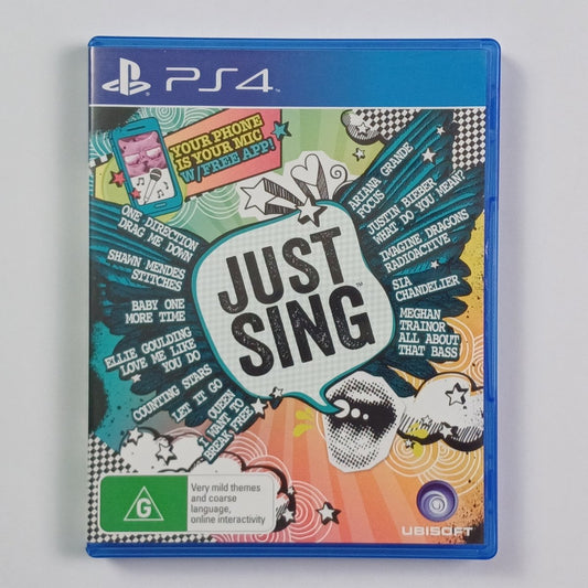 Cash for Games Just Sing (PS4) PS1 PS2 PS3 PS4 NZ AU