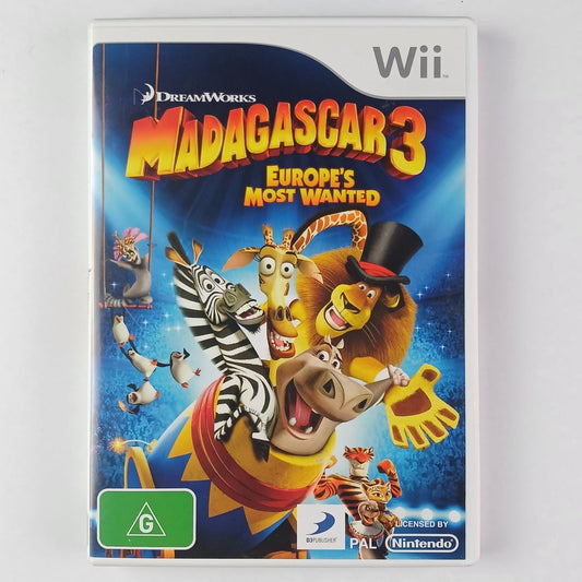 Cash for Games Madagascar 3: Europe's Most Wanted (Wii) PS1 PS2 PS3 PS4 NZ AU