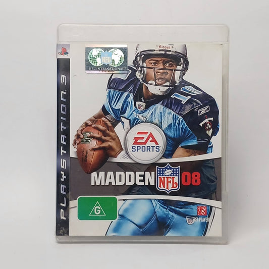 Cash for Games Madden NFL 08 (PS3) PS1 PS2 PS3 PS4 NZ AU