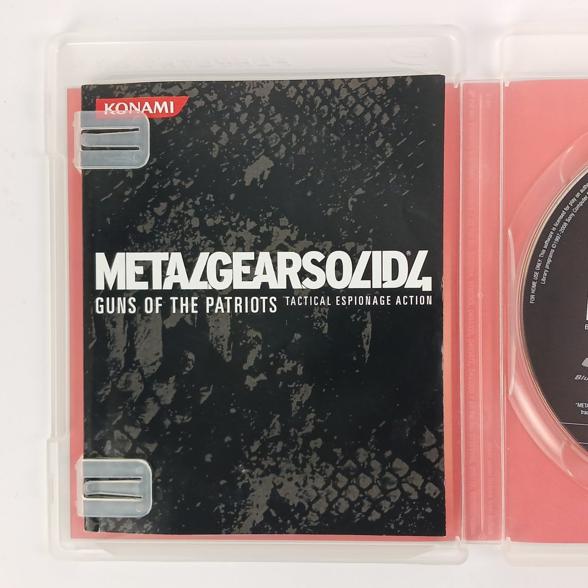 Cash for Games Metal Gear Solid 4: Guns of the Patriots (PS3) PS1 PS2 PS3 PS4 NZ AU